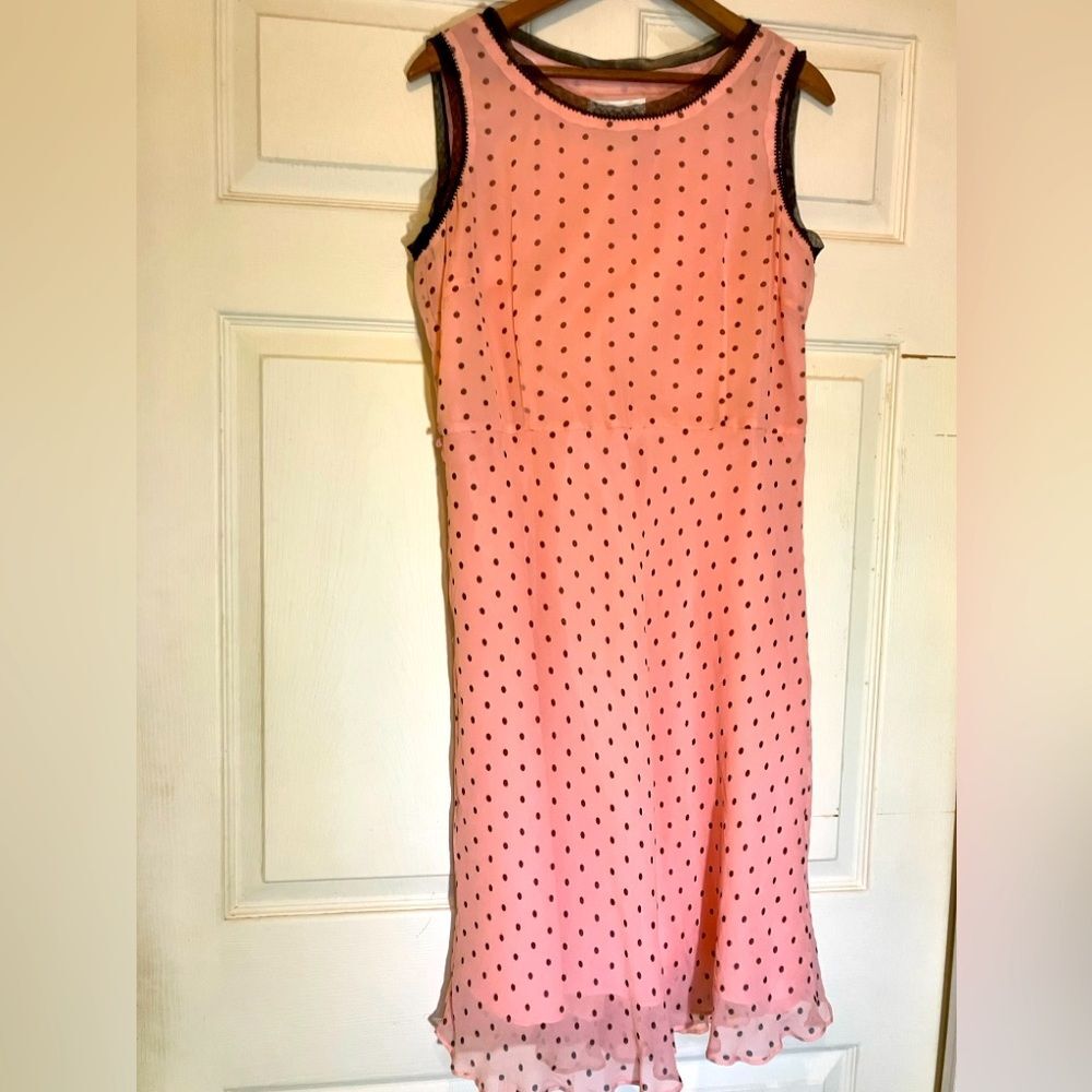 Chadwick polkadot dress, midi length, excellent condition, size 14 P - Picture 1 of 3